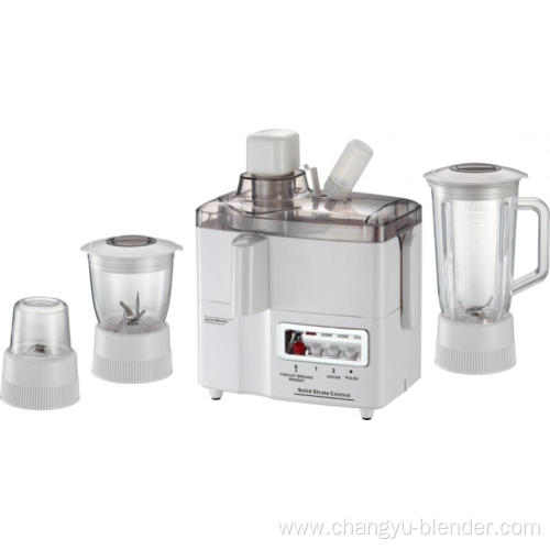 Food processor is used to make juice